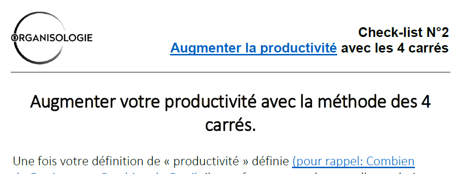 Productivité: définition